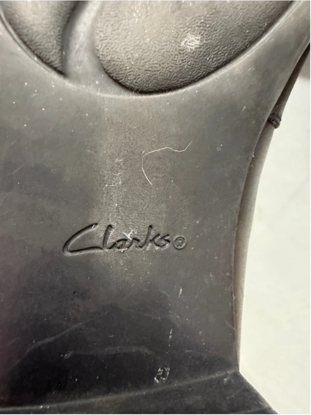 Clarks Black Leather Loafers Size 7